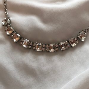 rhinestone statement necklace